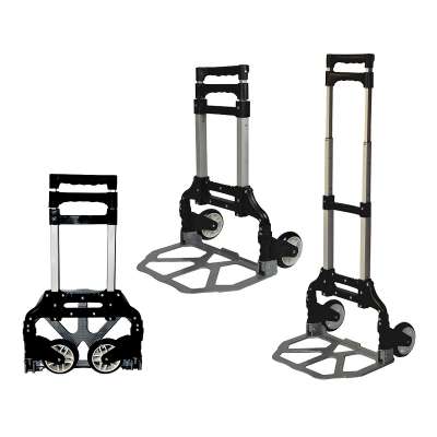 Folding Hand Truck Aluminum Portable Folding Hand Cart and Dolly Ideal for Home,Office,Travel Use