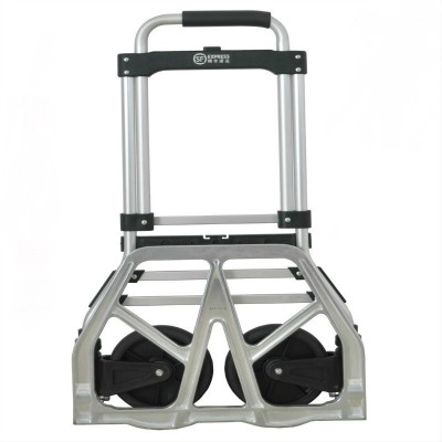 2-wheel Portable Folding Aluminum Hand Truck Luggage Carts Dolly Heavy Duty For Traveling/shopping