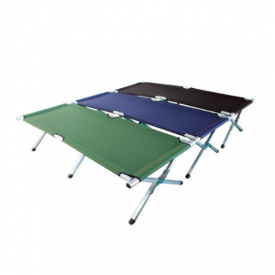 Aluminium Folding army heavy duty military Steel Frame Portable adjustable Camping Bed wholesale foldable custom logo metal cots