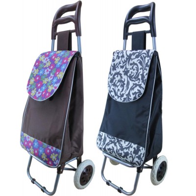 Low price hand shopping foldable trolley bag for markets and malls